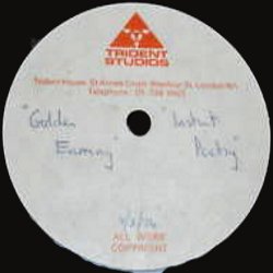 Golden Earring Instant Poetry UK Acetate test pressing March 1974